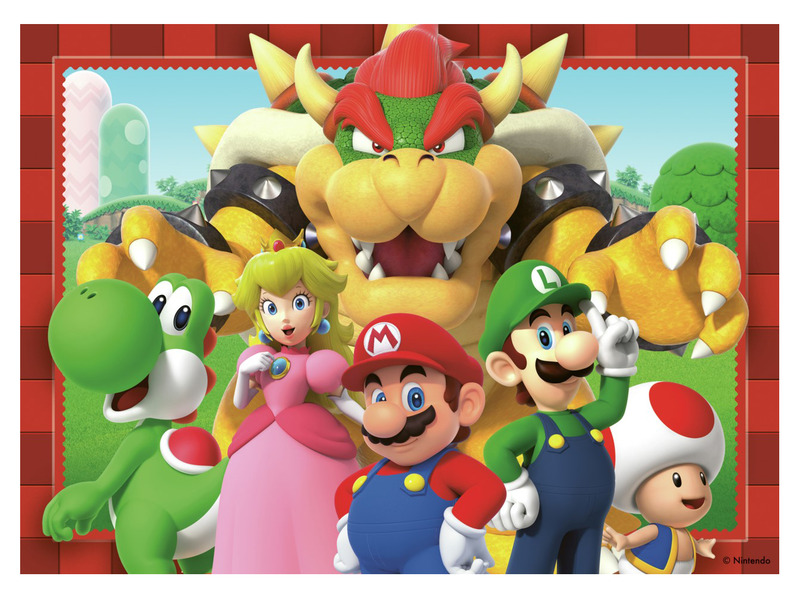 Puzzle 4x100 db - Super Mario kép nagyítása