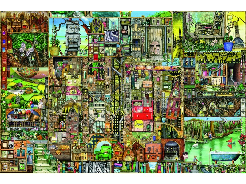 Ravensburger: Puzzle 5 000 db - Bizarr város kép nagyítása