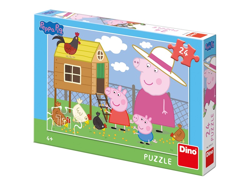 Dino Puzzle 24 db - Peppa malac
