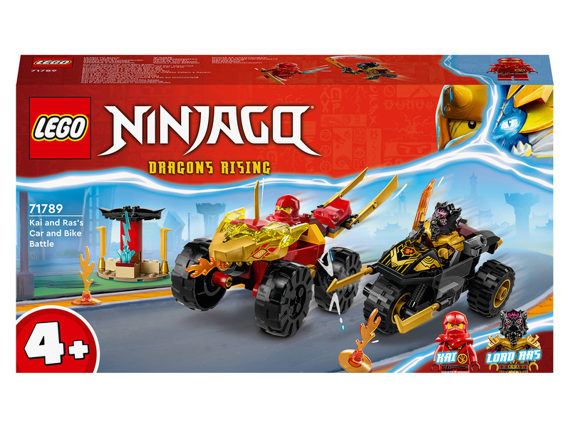LEGO Ninjago 71789 Kai és Ras autós és motoros csatája kép nagyítása