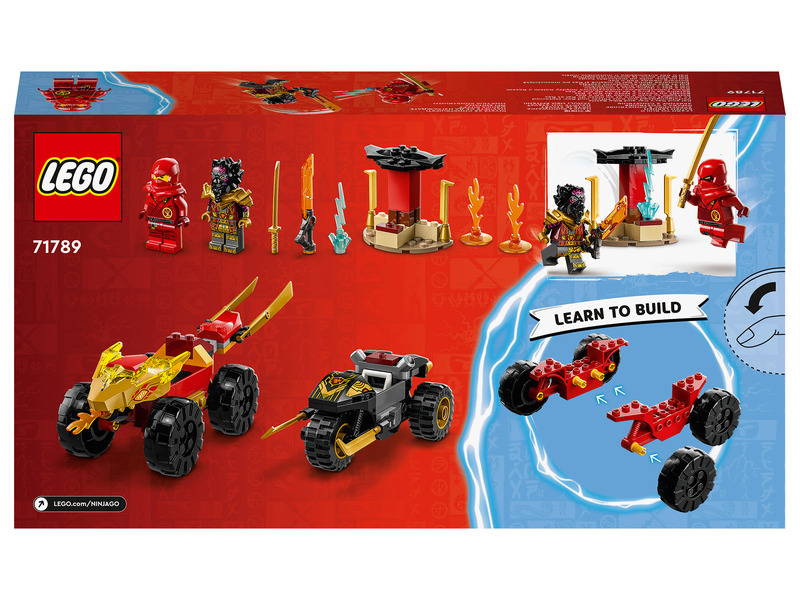 LEGO Ninjago 71789 Kai és Ras autós és motoros csatája kép nagyítása