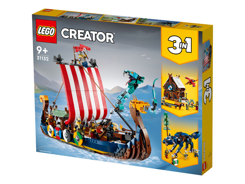 LEGO Creator 31132 Viking hajó és a Midgard kígyó