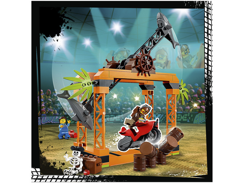 LEGO City Stuntz 60342 Cápatámadás kaszkadőr kihívás kép nagyítása