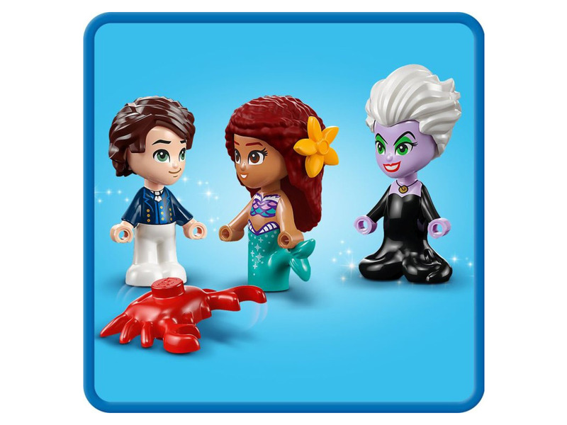 LEGO Disney Princess 43213 A kis hableány mesekönyv kép nagyítása