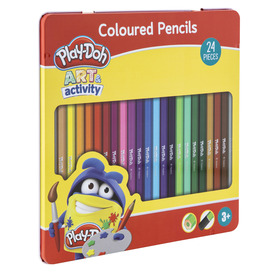 Play-Doh - 24 színes ceruza fémdobozban