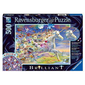 Ravensburger Puzzle 500 db - Pillangós unikornis