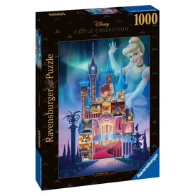 Puzzle 1000 db - Disney kastély Hamupipőke
