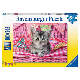 Ravensburger Puzzle 100 db - Aranyos cicák