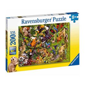 Puzzle 200 db - Színes dzsungel
