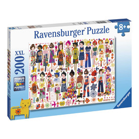 Ravensburger Puzzle 200 db - Virágos barátok