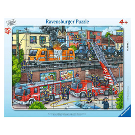 Ravensburger Puzzle 48 db - Tűzoltócsapat