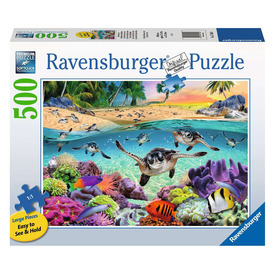 Ravensburger Puzzle 500 db - Bébi teknősök
