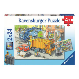 Ravensburger Puzzle 2x24 db - szemétgyűjtés