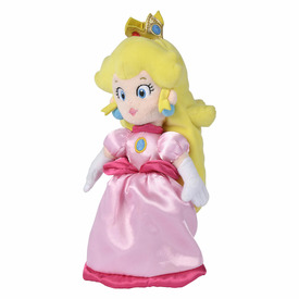 Super Mario Peach hercegnő plüss, 27 cm