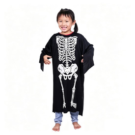 Halloweeni csontvázas gyerekruha 80cm