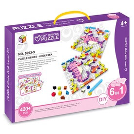 Állatok mozaik képkirakó 420 darabos készlet