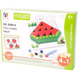 Gyümölcsök mozaik 128 darabos képkirakó