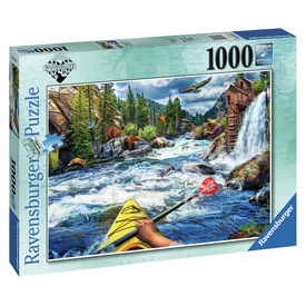 Ravensburger Puzzle 1000 db - White water kajakozás