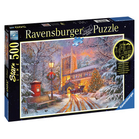 Ravensburger Puzzle 500 db - Ragyogó karácsony
