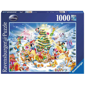 Puzzle 1000 db - Disney karácsony