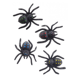 Tapadókorongos pókok, 6cm, 4db