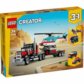 LEGO Creator 31146 Platós teherautó és helikopter