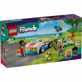LEGO Friends 42609 Elektromos autó és töltőállomás