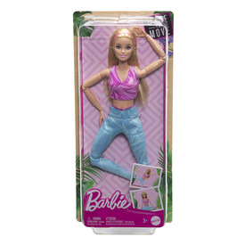 Barbie hajlékony jógababa - szőke