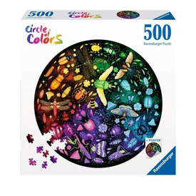 Puzzle 500 db kör - Rovarok