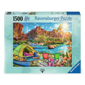 Puzzle 1500 db - Kemping a kanyonban