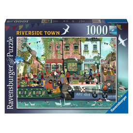 Puzzle 1000 db - Város a folyóparton