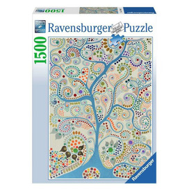 Puzzle 1500 db - Kék fa