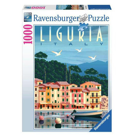 Puzzle 1000 db - Képeslap Liguria