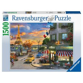 Puzzle 1500 db - Romantikus Párizs