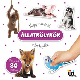 Nagy matricás könyv - Állatkölykök