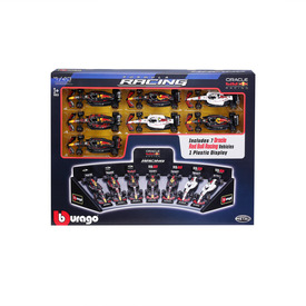 Bburago 1 /43 F1 versenyautó - Oracle Red Bull F1 - 7 db-os demo állvány