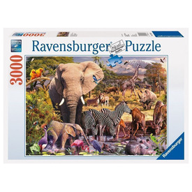 Puzzle 3000 db - Afrikai állatvilág