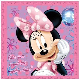 Disney Minnie egér habszivacs 9 db szőnyeg puzzle