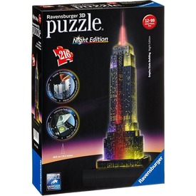 Ravensburger: Empire State Building 216 darabos 3D LED puzzle