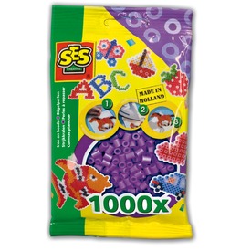Vasalható gyöngy 1000 darabos - lila
