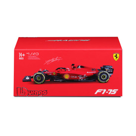 Bburago 1 /43 Ferrari versenyautó - F1-75(sisakkal)