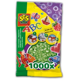 Vasalható gyöngy 1000 darabos - világoszöld