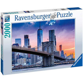 Ravensburger Puzzle 2000 db Brooklynból Manhattenbe