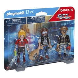 Playmobil Figura szett bűnözők 70670