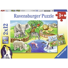 Ravensburger Állatkerti állatok 2 x 12 db puzzle