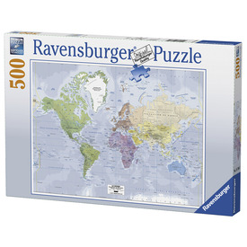 Ravensburger: Puzzle 500 db - Világtérkép