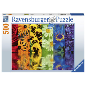 Ravensburger: Puzzle 500 db - Virágsávok