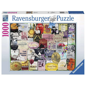 Ravensburger: Puzzle 1000 db - Borcímkék