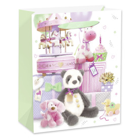 Papírtasak - Panda ajándékokkal 26x32