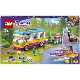 LEGO Friends 41681 Erdei lakóautó és vitorlás